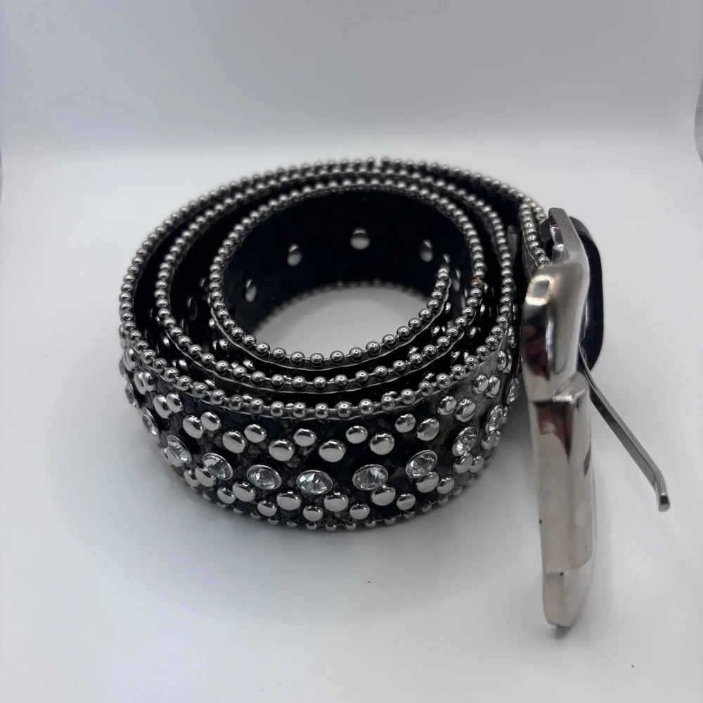 N/A faux snakeskin